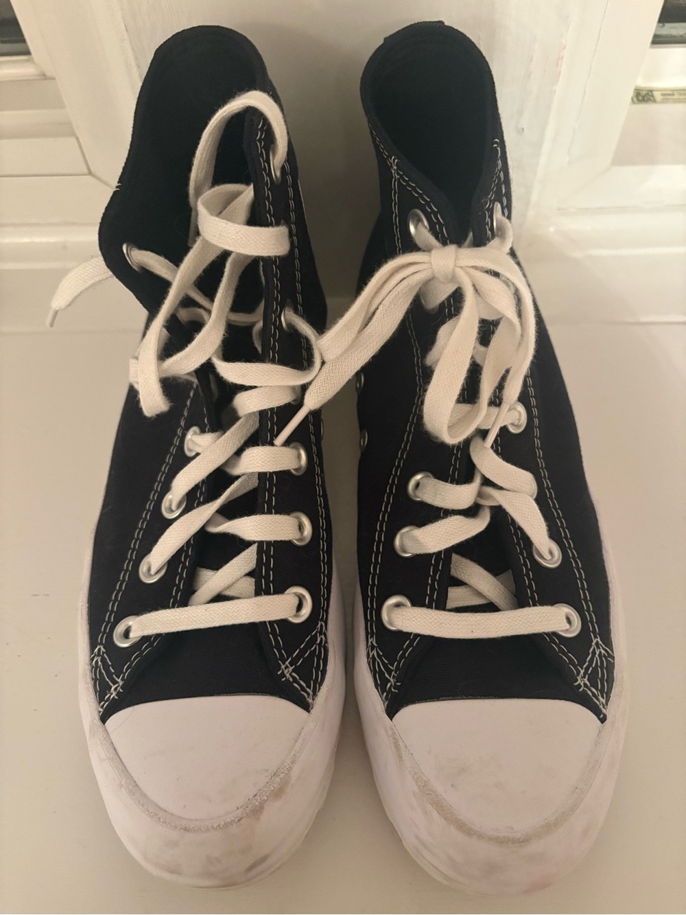 Converse Chuck Taylor All Star Lugged Platform High Tops Black Sz 8